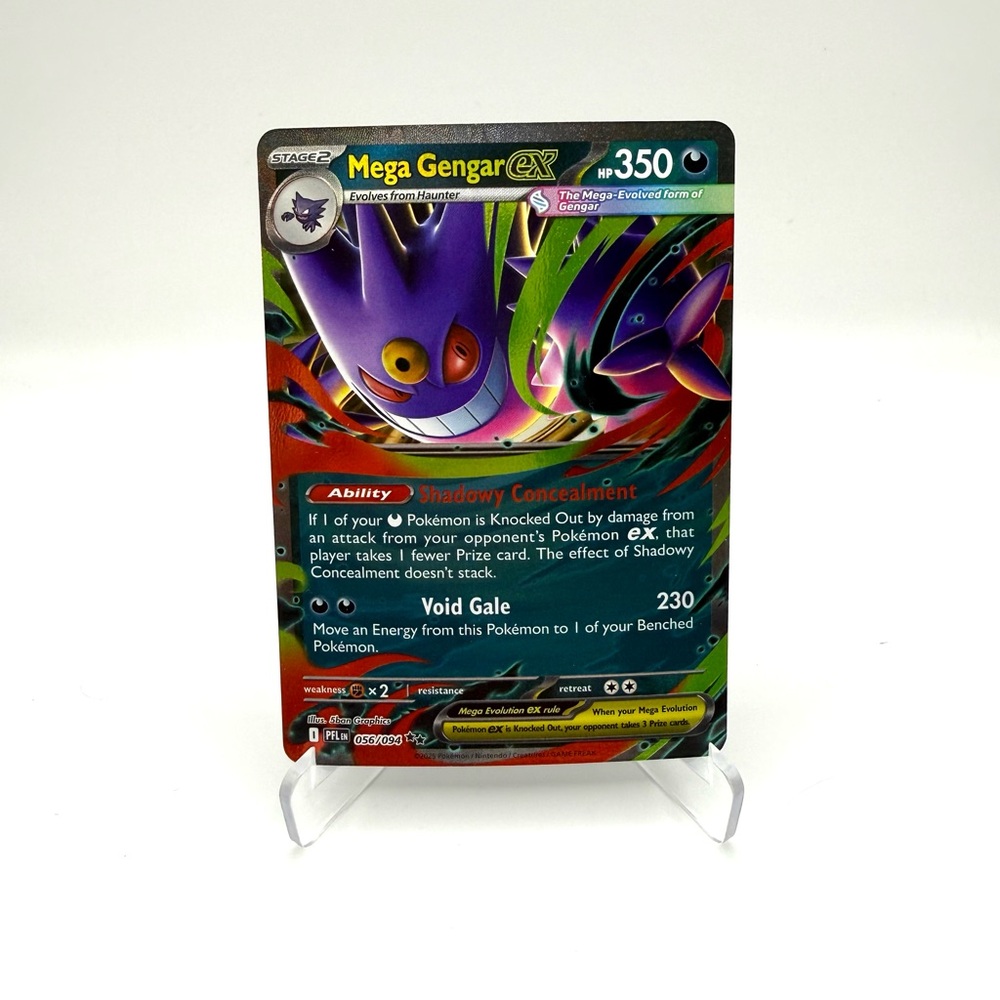 Mega Gengar ex Phantasmal Flames Holo Pokémon TCG 056/094 Ultra Rare